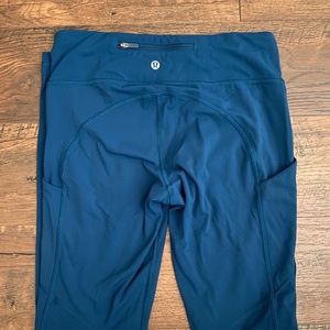 Lululemon full length blue leggings